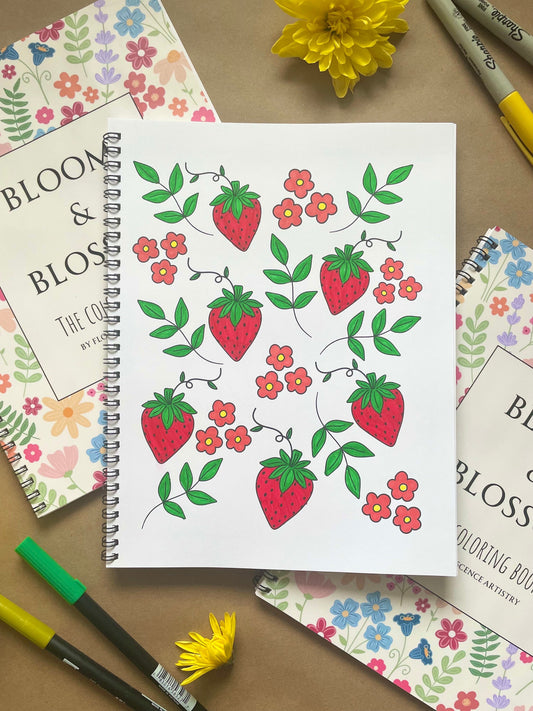 Bloom and Blossom Coloring Book