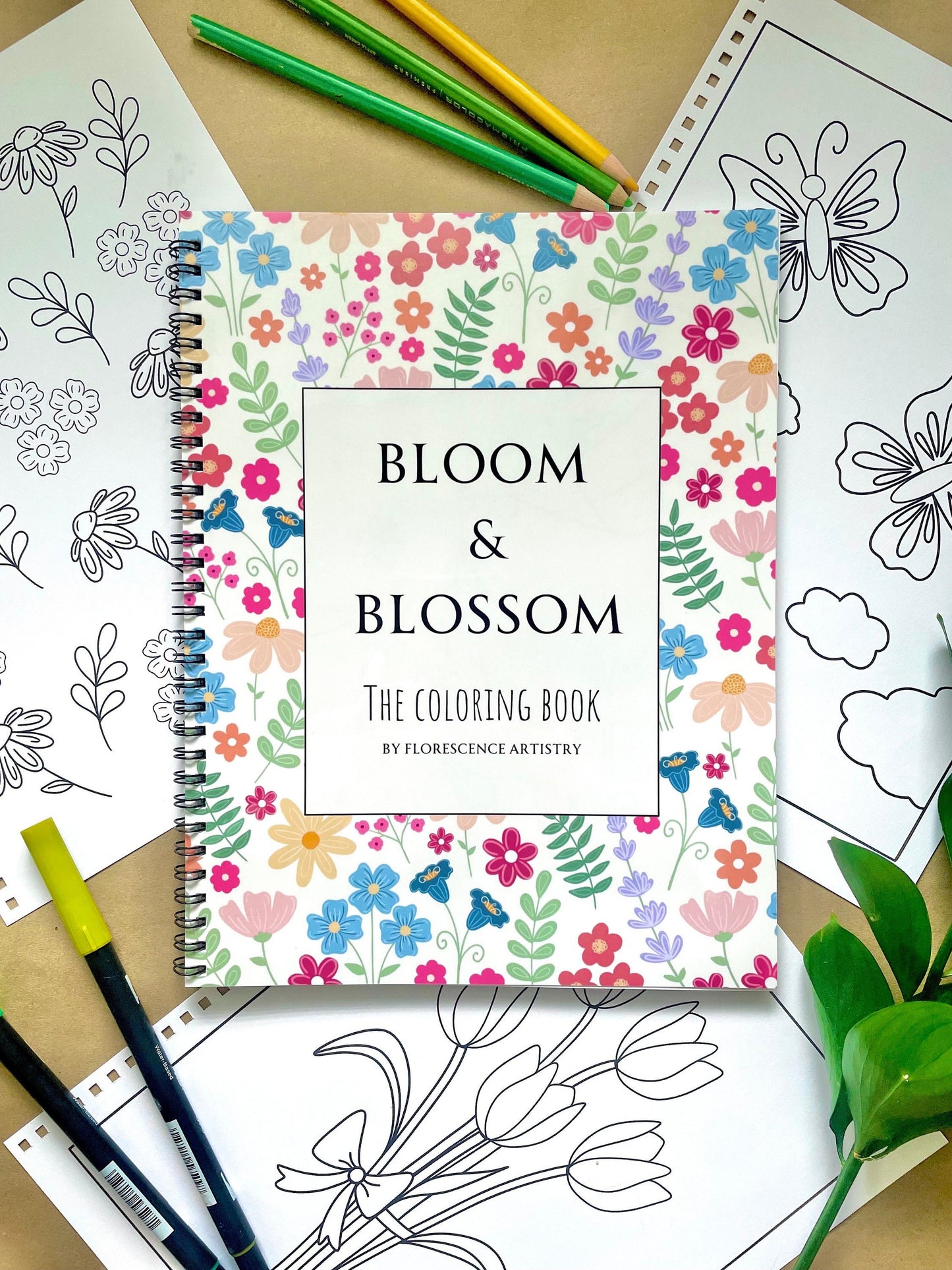 Bloom and Blossom Coloring Book