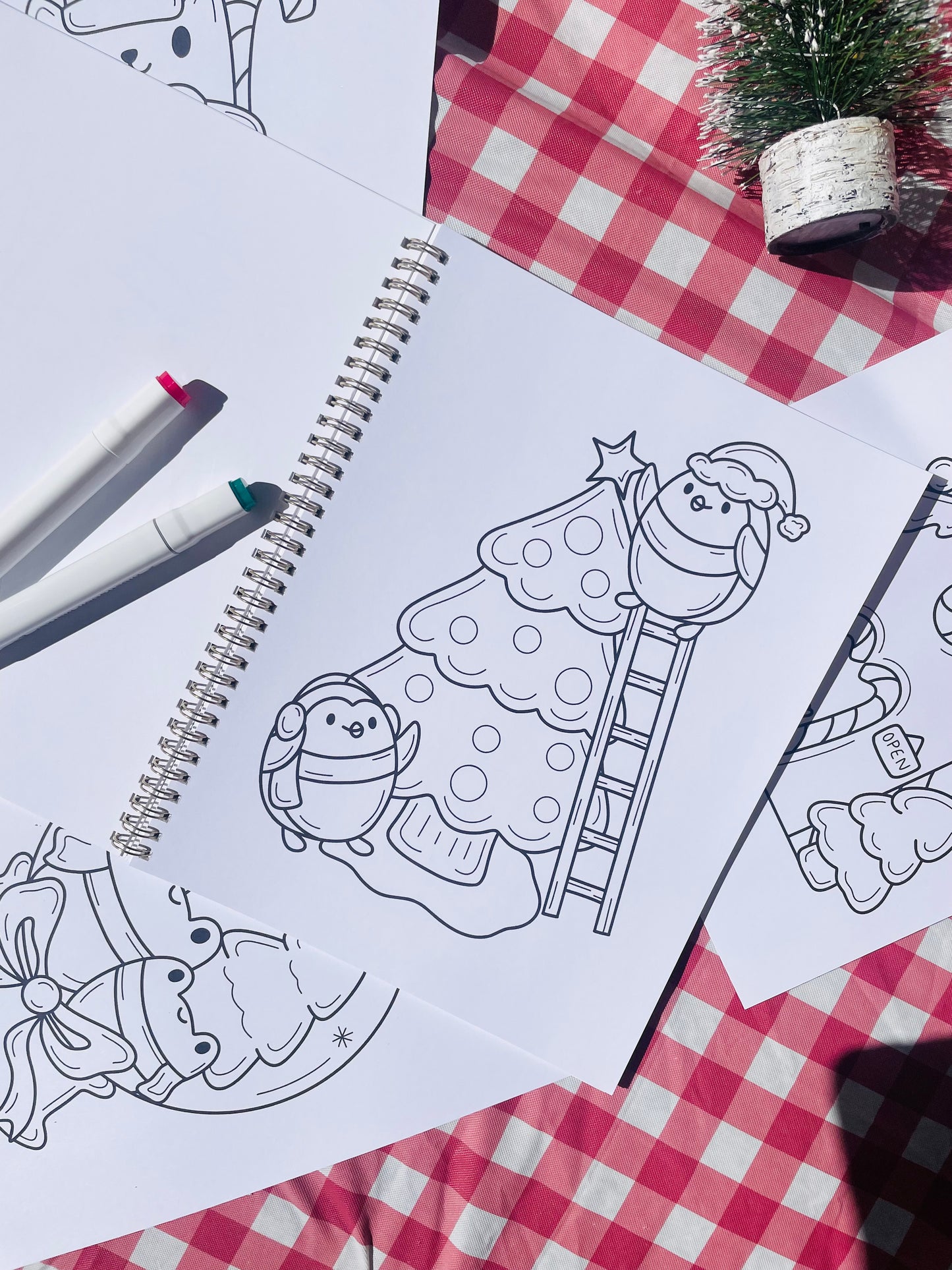 Winter and Wonder Coloring Book