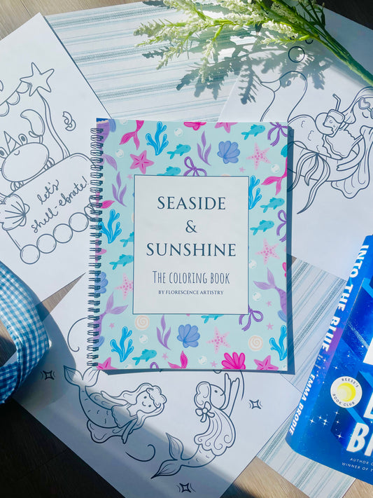Seaside and Sunshine Coloring Book