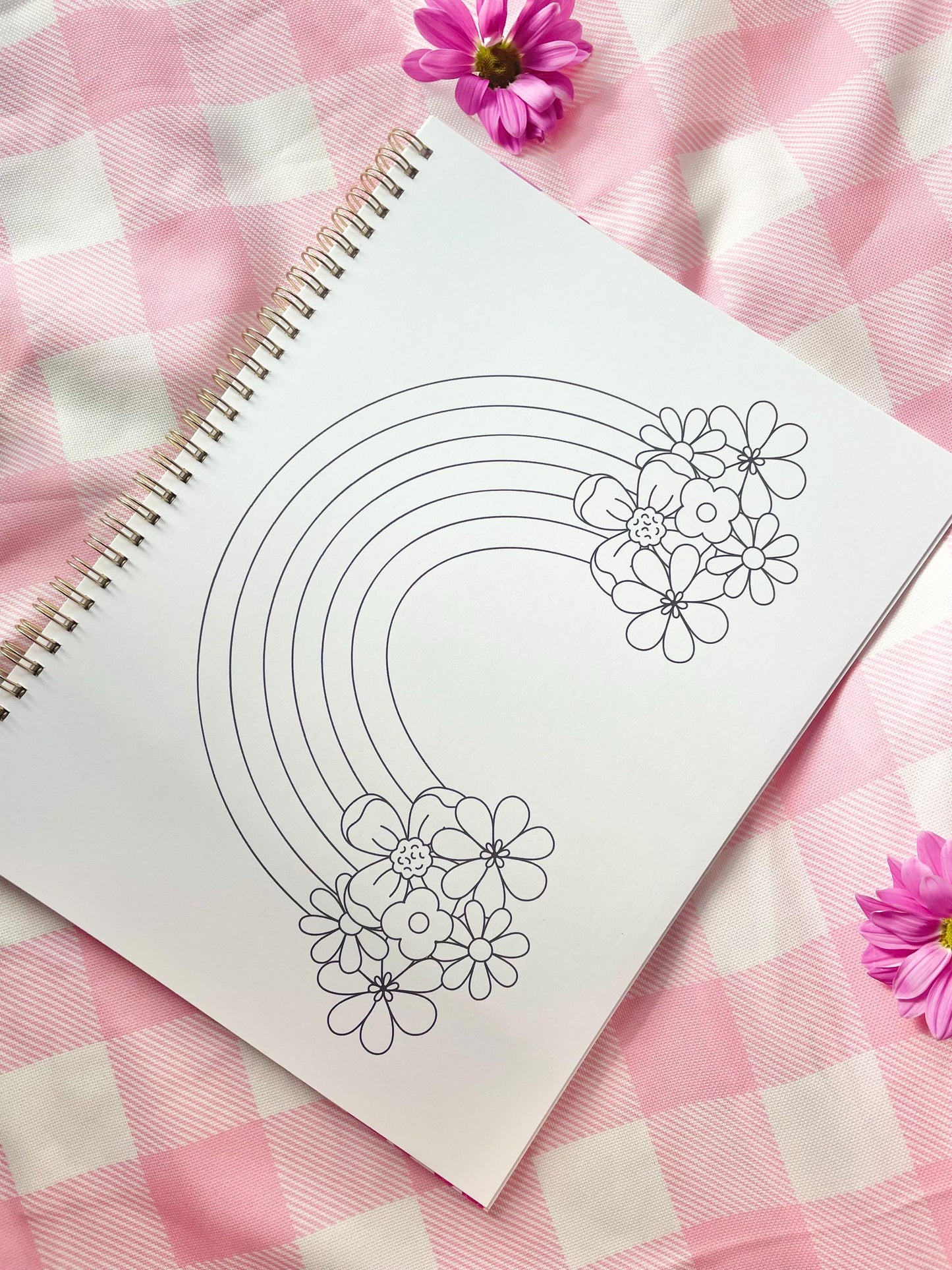 Flower and Flourish Coloring Book