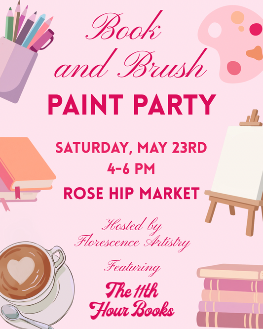 Book and Brush Paint Party