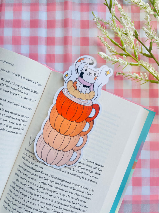 Calico Coffee Cat Bookmark