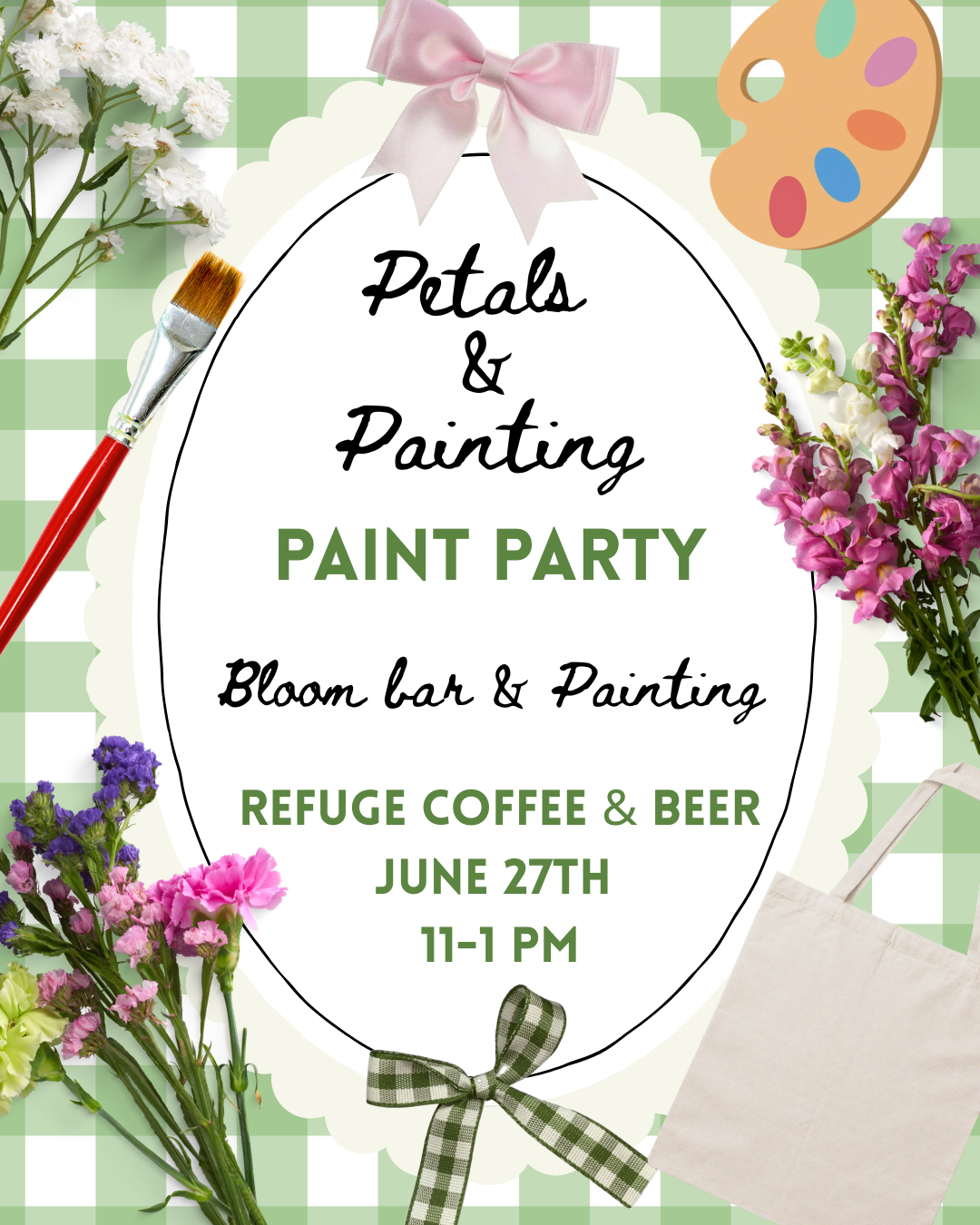 Petals and Painting Paint Party