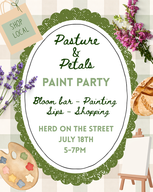 Pasture and Petals Paint Party