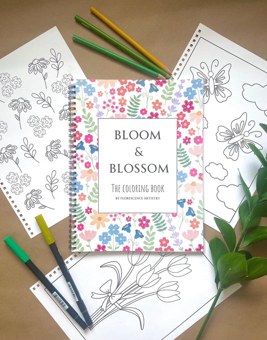 Bloom and Blossom Coloring Book
