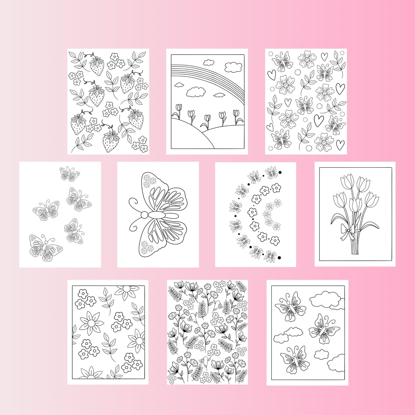 Bloom and Blossom Coloring Book
