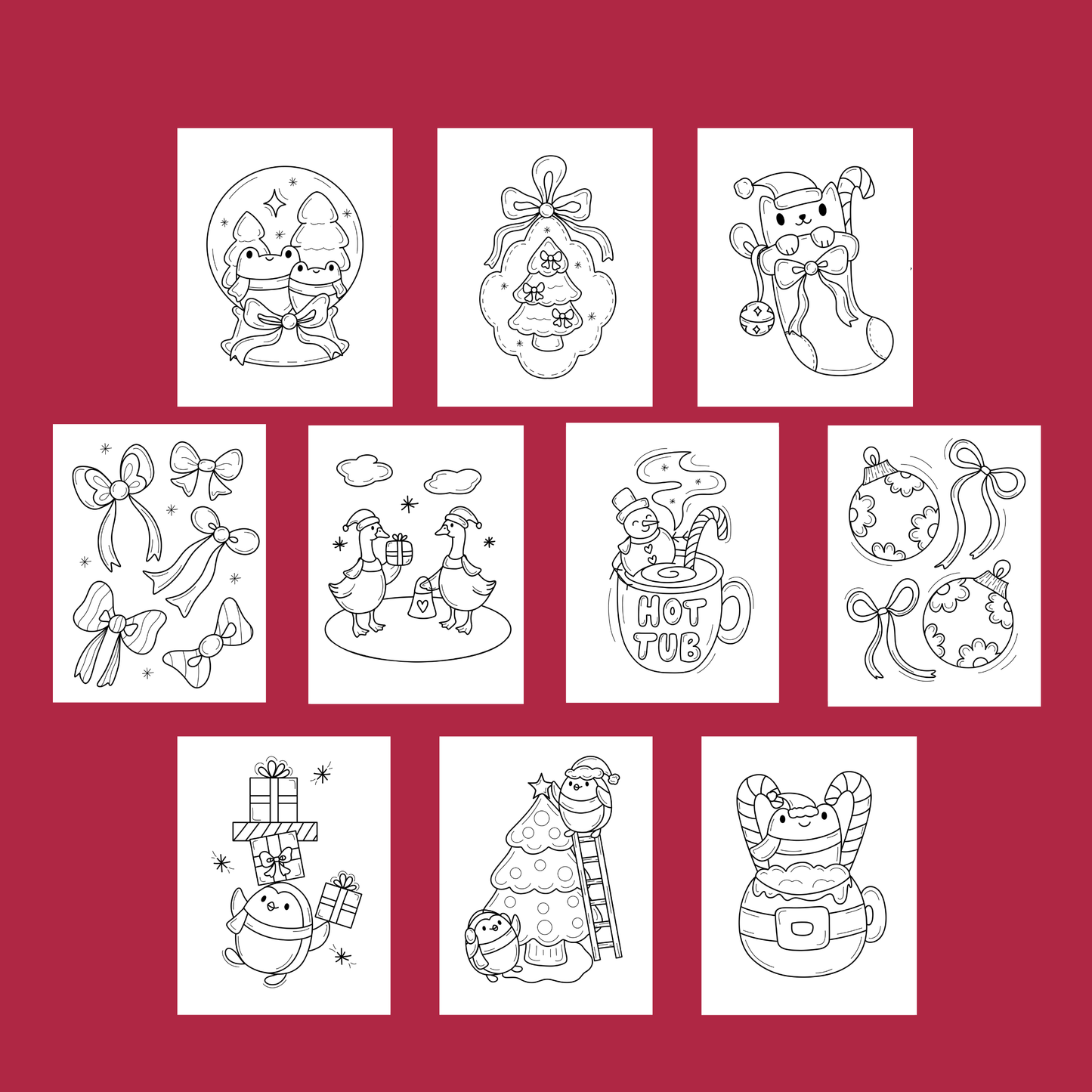 Winter and Wonder Coloring Book